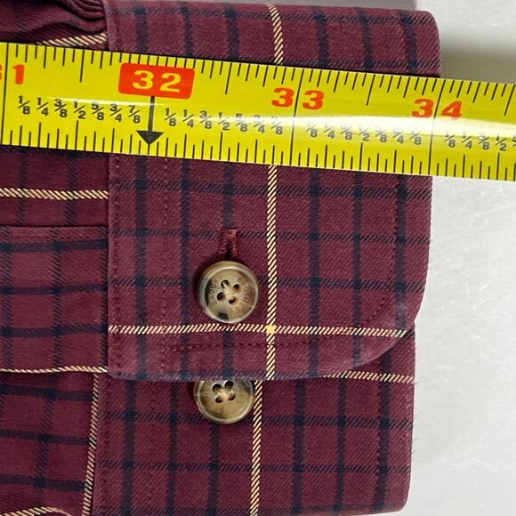Brooks Brothers Casual Shirt Non-Iron Traditional Red Check Long-Slv Button-Down - Picture 9 of 13
